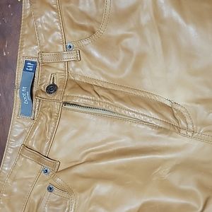 Gap Vintage 100% Leather Men's Pants